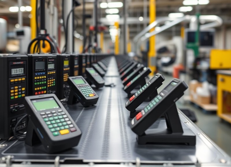 Línea de producción de terminales de autoservicio